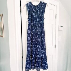 Vintage J. Crew Navy Sleeveless Dress, XS
